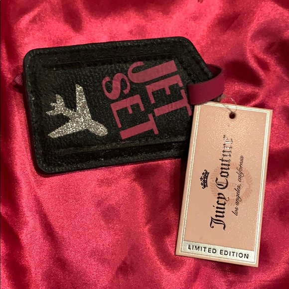 juicy couture luggage tags